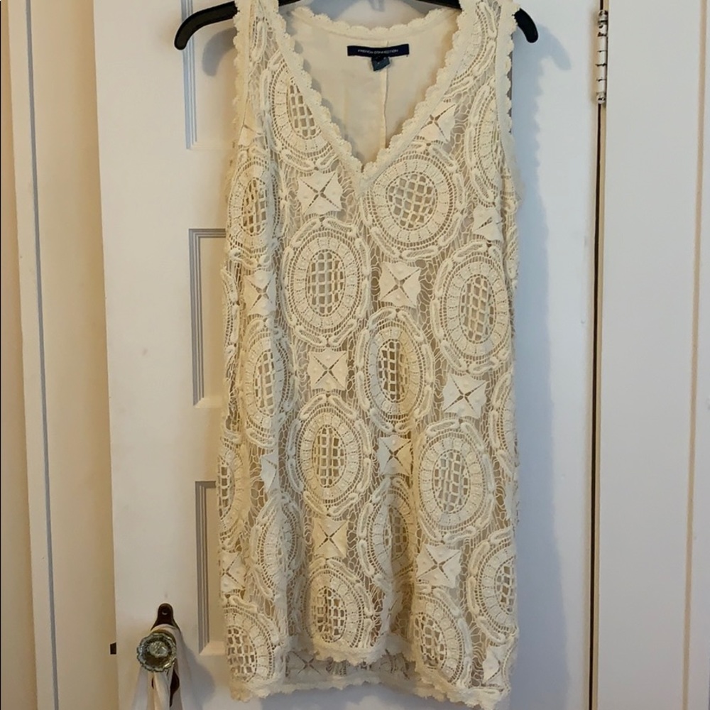 White lace dress